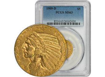 $5 Indian MS-63