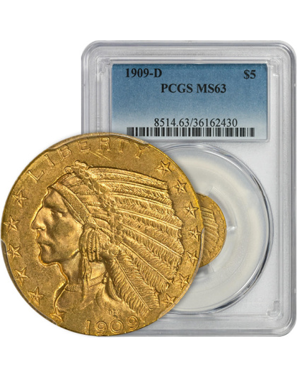 $5 Indian MS-63