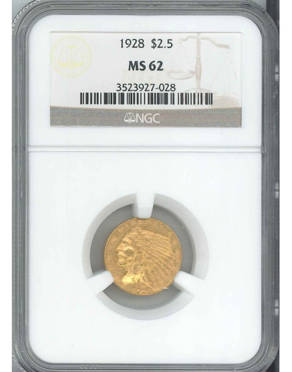 $2.50 Indian MS-62 