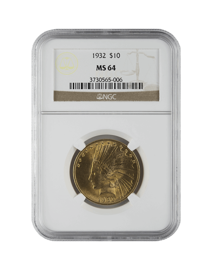 $10 Indian MS-64
