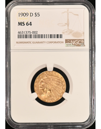 $5 Indian MS-64